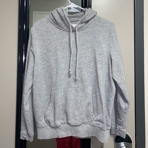 Grey Pull Over Hoodie